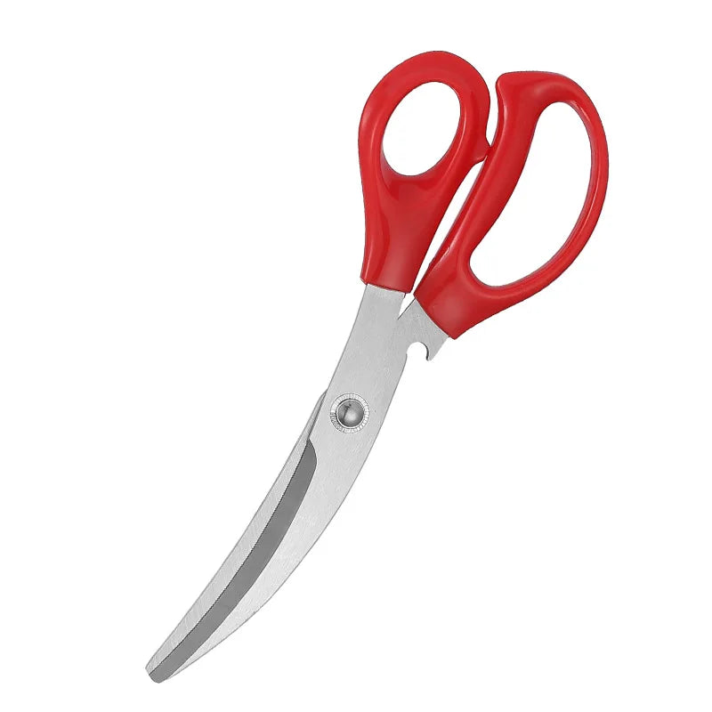 Professional Stainless Steel Kitchen Scissors — Multifunctional