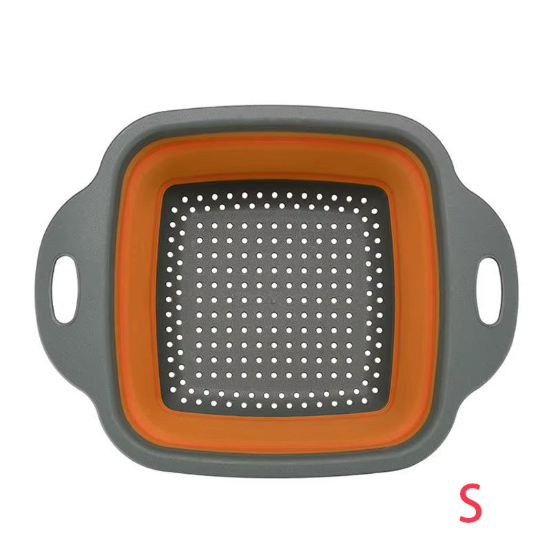 Foldable Silicone Colander — Collapsible Kitchen Strainer