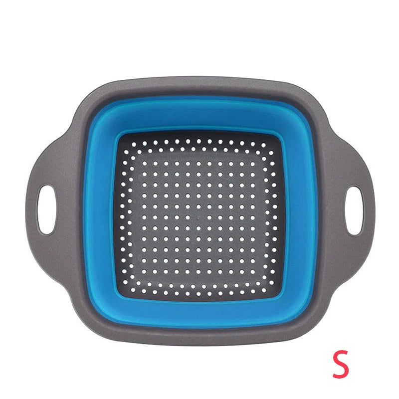 Foldable Silicone Colander — Collapsible Kitchen Strainer