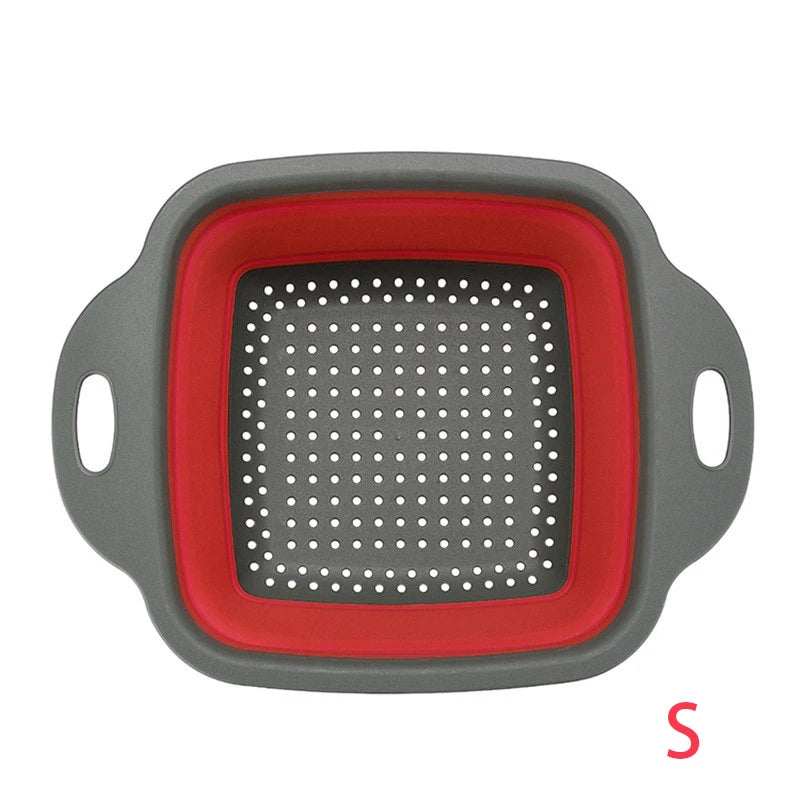 Foldable Silicone Colander — Collapsible Kitchen Strainer